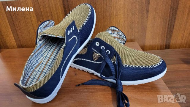 НОВИ мъжки мокасини номер 41, снимка 1