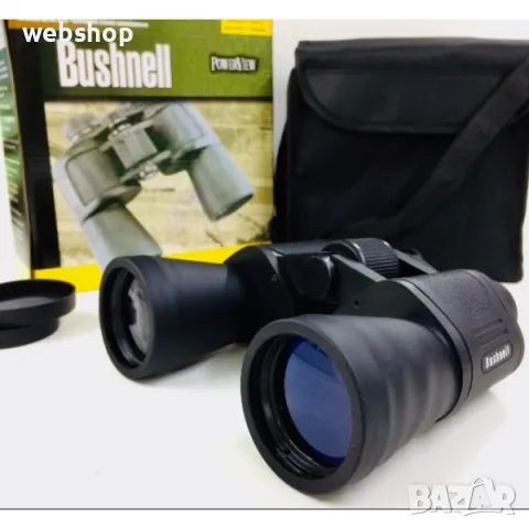 Професионален бинокъл Bushnell с оптично приближение 20х50 метра, снимка 3 - Оборудване и аксесоари за оръжия - 47492138