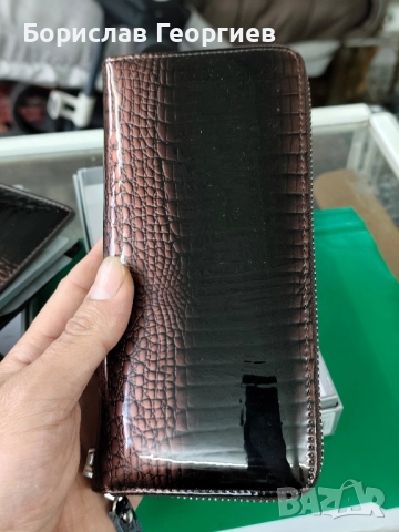 Нов Кожен портфейл enzo nori два броя, снимка 7 - Портфейли, портмонета - 52373395