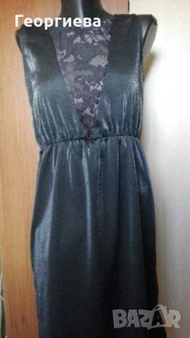 Чисто нова рокля в черно и сребристо ПРОМОЦИЯ 🍀👗S,M,L🍀👗 арт.376, снимка 5 - Рокли - 28075649