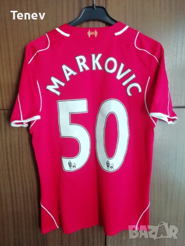 Liverpool Lazar Markovic Warrior 2014/2015 оригинална тениска фланелка Ливърпул Маркович 