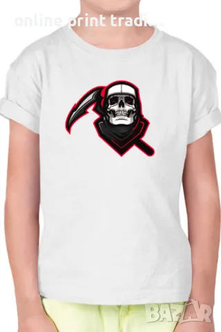 Детска тениска Фортнайт Fortnite Skull Trooper 04, снимка 17 - Детски тениски и потници - 48524433
