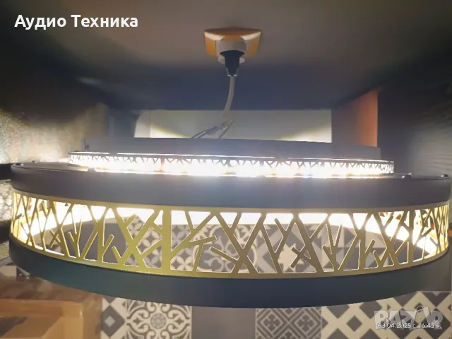 Промо цена 100лв. SKY ANGLE Модерна таванна LED лампа с дистанционно управление. 51см. КРАСОТА!, снимка 7 - Лампи за таван - 49759527