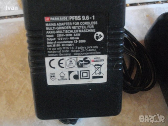 Акумулаторна 9,6 Волта-Мини Дрелка-Шлифовалка-Немска-Парксайд-Parkside , снимка 6 - Други инструменти - 33358310