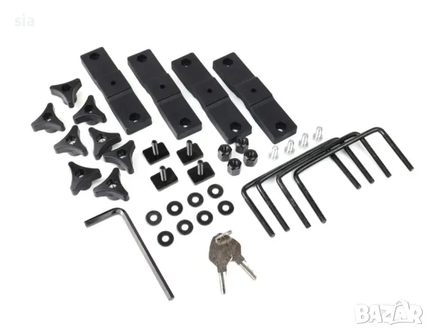 Алуминиев багажник за ски или сноуборд, 76см, снимка 5 - Аксесоари и консумативи - 48122024