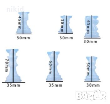 3D 6 бр шах мат ШАХМАТ шахматни форми фигурки силиконов молд форма фондан шоколад гипс смола, снимка 2 - Форми - 33377319