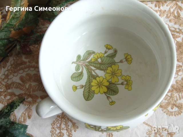 Стар английски порцеланов съд, снимка 3 - Чинии - 52642317