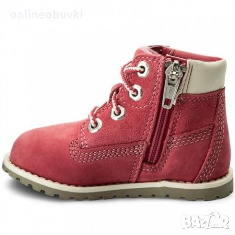 Ликвидация!!!Спортни зимни обувки Timberland Pokey Pine Розово, снимка 2 - Детски боти и ботуши - 27422387