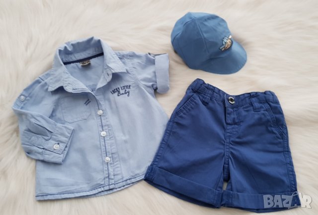Риза панталон и шапка за момче 3-6 месеца, снимка 9 - Комплекти за бебе - 33489406