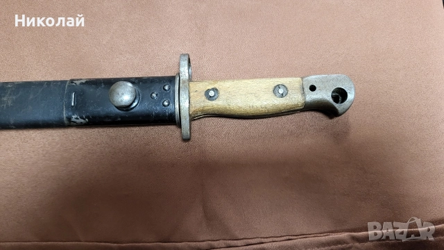 Щик, нож Англия енфилд модел 1907, снимка 2 - Антикварни и старинни предмети - 52997252