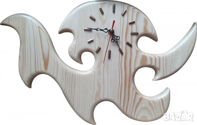 Стенни часовници, дървен стенен часовник, снимка 15 - Стенни часовници - 20415671