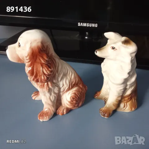 Две стари порцеланови кучета, снимка 6 - Статуетки - 48365000