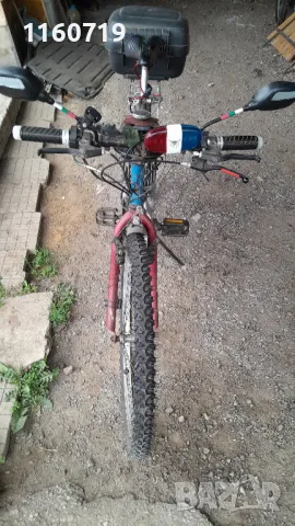 Велосипед с бензинов двигател, снимка 6 - Велосипеди - 49523689