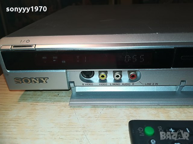 sony rdr-hx720 dvd recorder-hdd/dvd-160gb+remote, снимка 8 - Плейъри, домашно кино, прожектори - 29059256