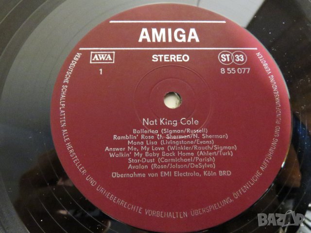 грамофонни плочи джаз, Грамофонна плоча Нат Кинг Кол, Nat King Cole -изд. 78 год !, снимка 6 - Грамофонни плочи - 28704680