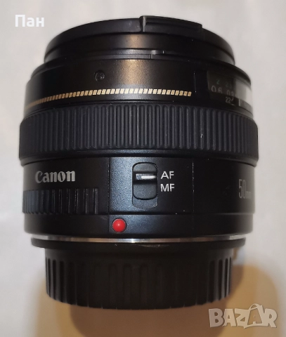Обектив Canon EF 50 F1.4, снимка 2 - Обективи и филтри - 52676289