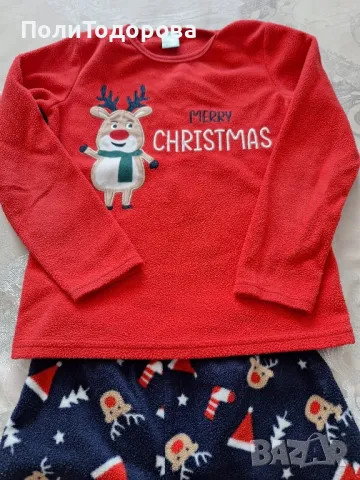 Детска коледна пижама, снимка 3 - Детски пижами - 48000346