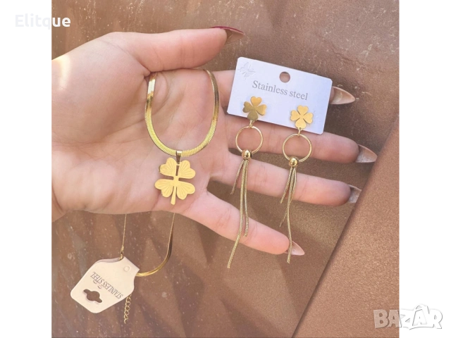 Комплект колие и обеци