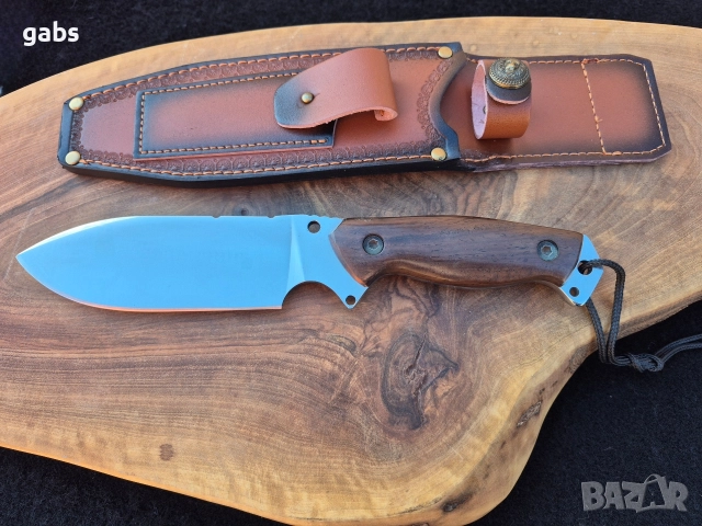 Ловен нож,фултанг с кожена кания LN431, снимка 3 - Ножове - 52931080