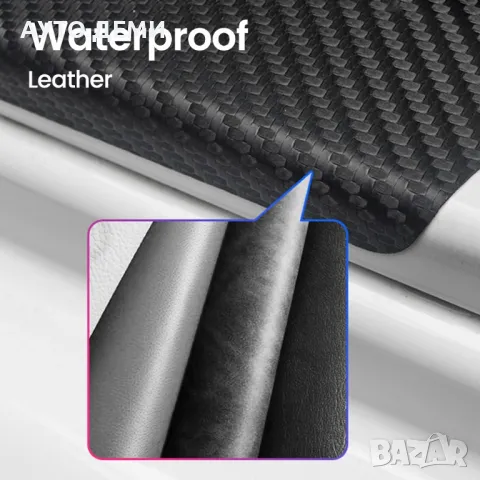 Топ цена 2бр-10лв ,4бр-18 лв / карбонови стикери за прагове S line, снимка 2 - Аксесоари и консумативи - 49973297