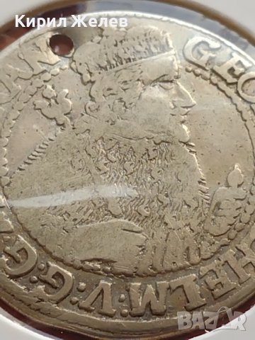 Сребърна монета Орт 1622г. Георг Вилхелм Кьониксберг Източна Прусия 12227, снимка 3 - Нумизматика и бонистика - 42986976