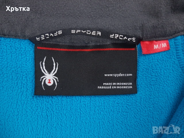 Spyder HZ Core - Оригинална мъжка блуза с цип размер M, снимка 11 - Блузи - 53570446