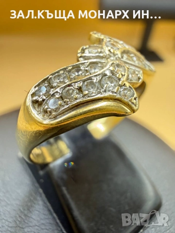 Златен пръстен /585/, снимка 2 - Пръстени - 51954731