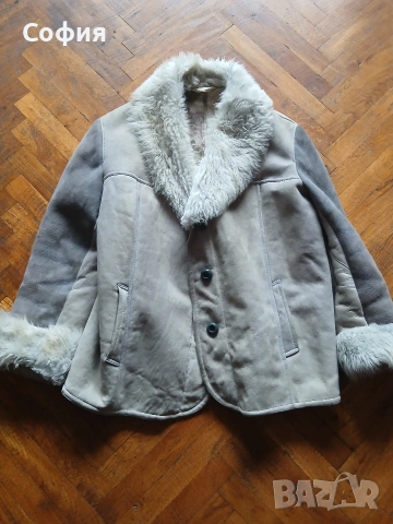 дамска кожена полушуба