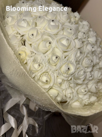 Вечен букет от 101 рози, снимка 2 - Подаръци за жени - 52025463