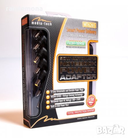 Автоматичен захранващ адаптер за лаптоп 90W, снимка 1