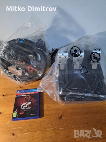 Волан с педали Logitech - G29, черен, PC/PS3/PS4/PS5+игра Gran Turismo, снимка 8 - PlayStation конзоли - 52829245