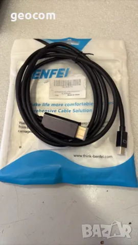 mini DisplayPort към HDMI качествен кабел (1.8м)