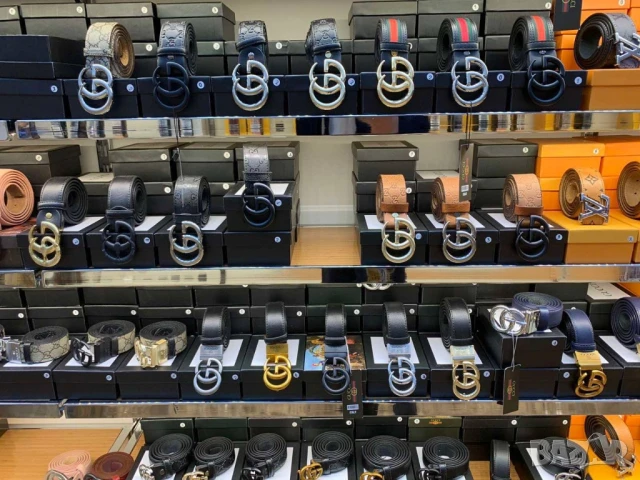 колани от естествена кожа в кутия louis vuitton gucci fendi , снимка 15 - Колани - 51151398