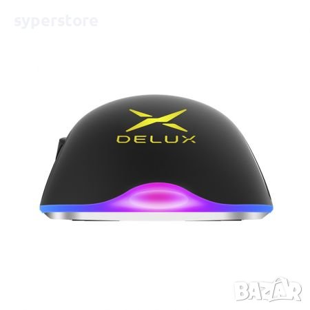 Мишка Геймърска USB Оптична Delux M626 4000dpi 7btns RGB подсветка, снимка 2 - Клавиатури и мишки - 39185573