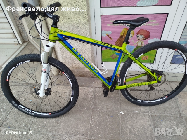 29 цола алуминиев велосипед колело размер 48, 3 по 10 скорости, заключваща вилка rock shox 