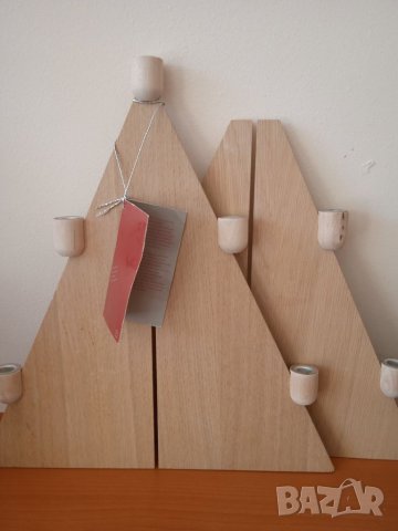 Коледен дървен свещник, снимка 9 - Декорация за дома - 33085880