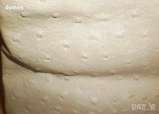 Дамска чанта от кожа на щраус, снимка 2 - Чанти - 50887340