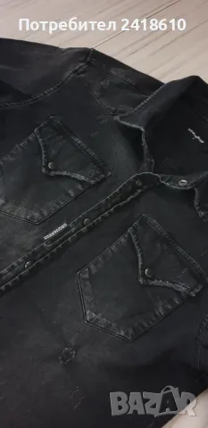 DSQUARED2 Slim Fit Stretch / Cotton Mens Size S ОРИГИНАЛ!  Мъжка Риза!