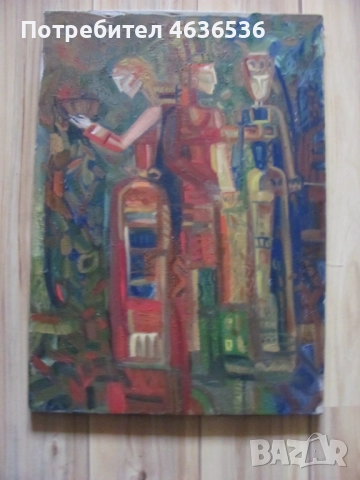 Красива Картина масло, платно ,художник Силвия Радева