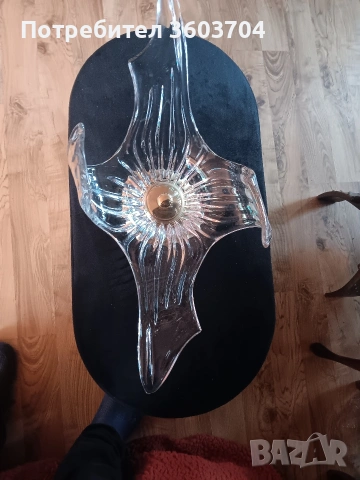 кристална фруктиера, снимка 2 - Декорация за дома - 53534121