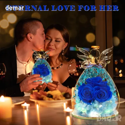 Beferr Подаръци за деня на майката Angel Rose за мама, подаръци за рожден ден за жени, снимка 6 - Подаръци за жени - 49275829