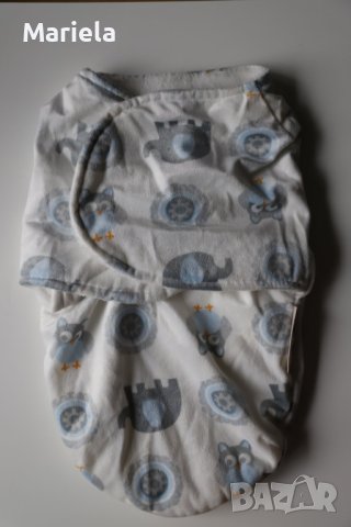 Меко одеало за повиване на новородени, снимка 1 - Спално бельо и завивки - 43003662