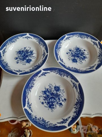 тройка чинии kahla с печат, снимка 1 - Чинии - 40641847