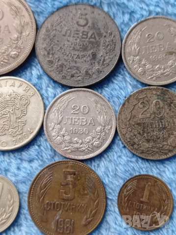 Стари български монети 1888 - 2004 г., снимка 4 - Нумизматика и бонистика - 53582541