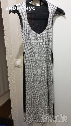 Рокля в сребристо, снимка 3 - Рокли - 28035334
