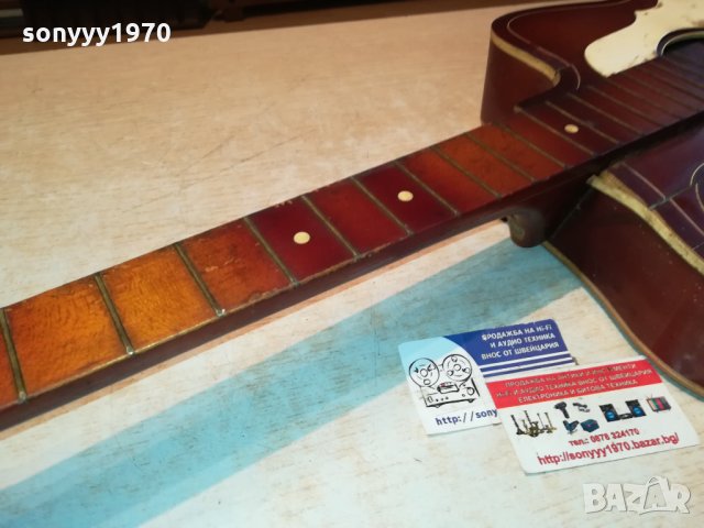 СТАРА КИТАРА ЗА РЕСТАВРАЦИЯ 2111212038, снимка 7 - Антикварни и старинни предмети - 34882292