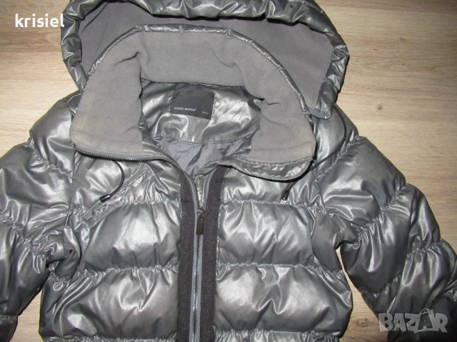 ТОПЛО ЯКЕ С ГЪШИ ПУХ--36/38 номер, снимка 5 - Якета - 51948412