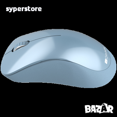 Мишка Безжична CANYON CNE-CMSW11BL 1200dpi 3 btn Синя Wireless Mouse, снимка 2 - Клавиатури и мишки - 36504504