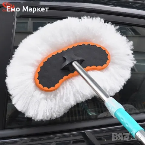 Автоматично въртяща се четка на 360° за кола с регулируема дръжка, снимка 7 - Аксесоари и консумативи - 49154489