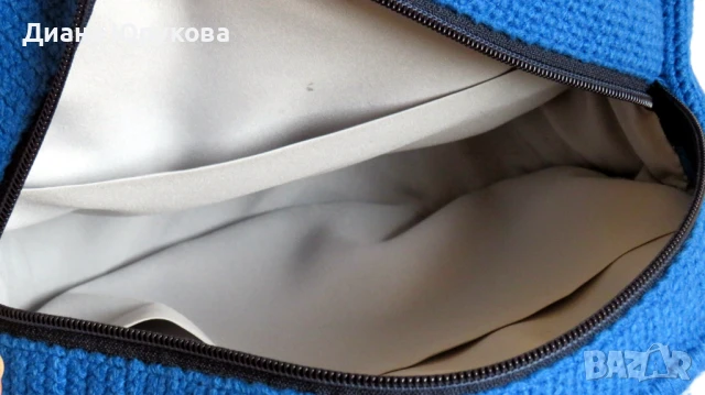 Дамска плетена чанта, снимка 4 - Чанти - 51146493